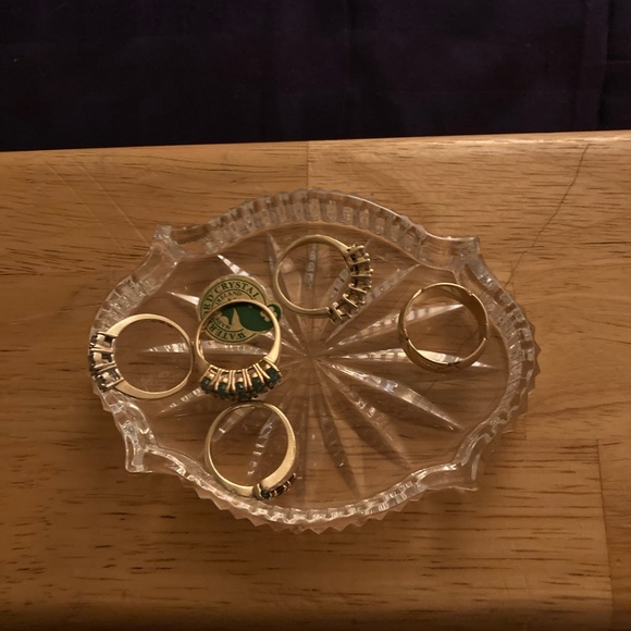 Waterford Crystal Oval Ring/Trinket Tray Excellent Condition. Sunburst Pattern - Picture 5 of 16
